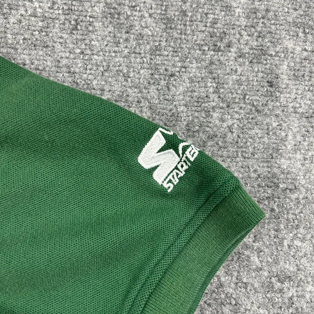 Starter Polo Shirt Mens Large Green Packers NFL‎ Pro Line Short Sleeve Vintage